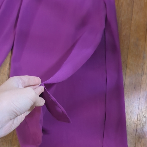 Lulu's Fuchsia Wide-Leg High-Waist Pants - Picture 2 of 3